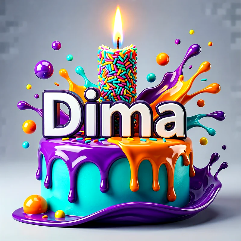 تورتة عيد ميلاد باسم ديما - تحميل صورة تورتة عيد ميلاد بالاسم