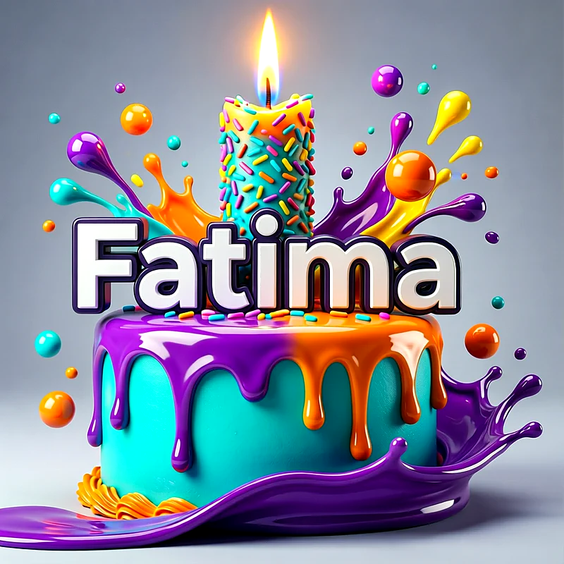 تورتة عيد ميلاد باسم فاطمة - تحميل صورة تورتة عيد ميلاد بالاسم
