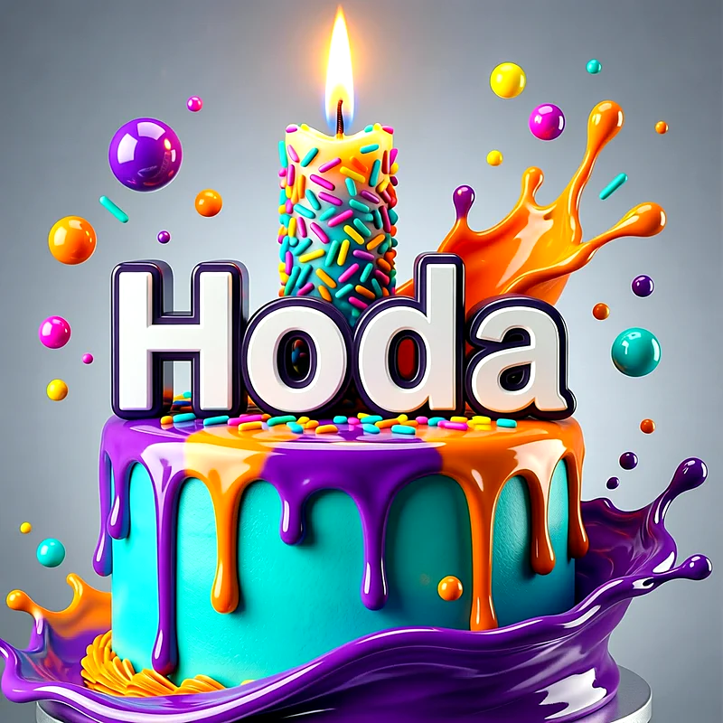 تورتة عيد ميلاد باسم هدى - تحميل صورة تورتة عيد ميلاد بالاسم