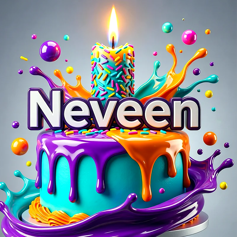 تورتة عيد ميلاد باسم نيفين - تحميل صورة تورتة عيد ميلاد بالاسم