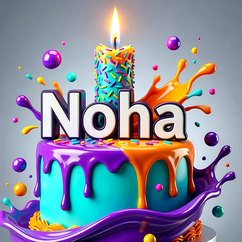 تورتة عيد ميلاد باسم نهى - تحميل صورة تورتة عيد ميلاد بالاسم