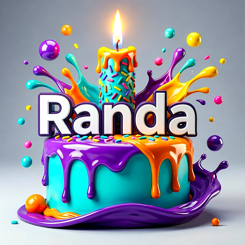 تورتة عيد ميلاد باسم رندا - تحميل صورة تورتة عيد ميلاد بالاسم
