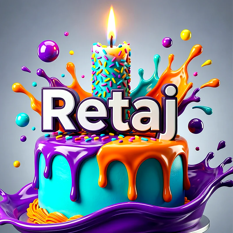 تورتة عيد ميلاد باسم ريتاج - تحميل صورة تورتة عيد ميلاد بالاسم