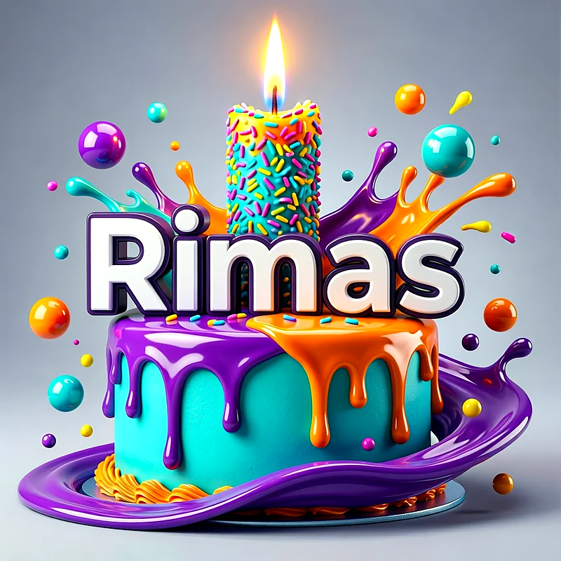 تورتة عيد ميلاد باسم ريماس - تحميل صورة تورتة عيد ميلاد بالاسم