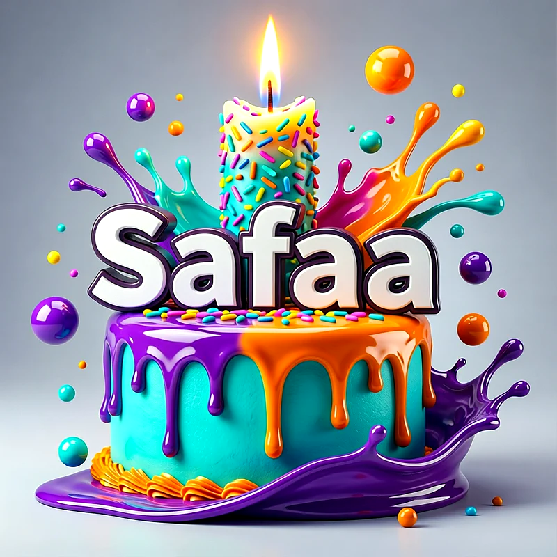 تورتة عيد ميلاد باسم صفاء - تحميل صورة تورتة عيد ميلاد بالاسم