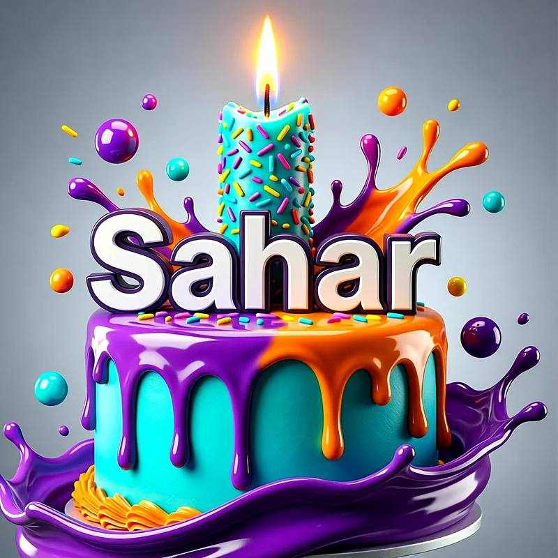 تورتة عيد ميلاد باسم سحر - تحميل صورة تورتة عيد ميلاد بالاسم