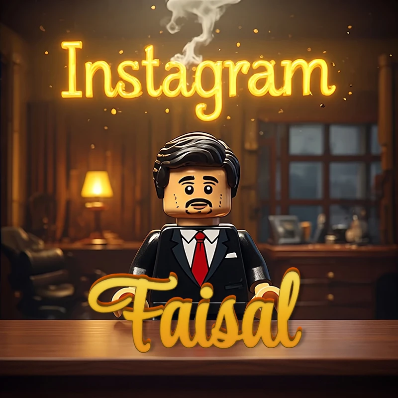 اسم فيصل بشخصية ليغو رجال اعمال صور للانستقرام