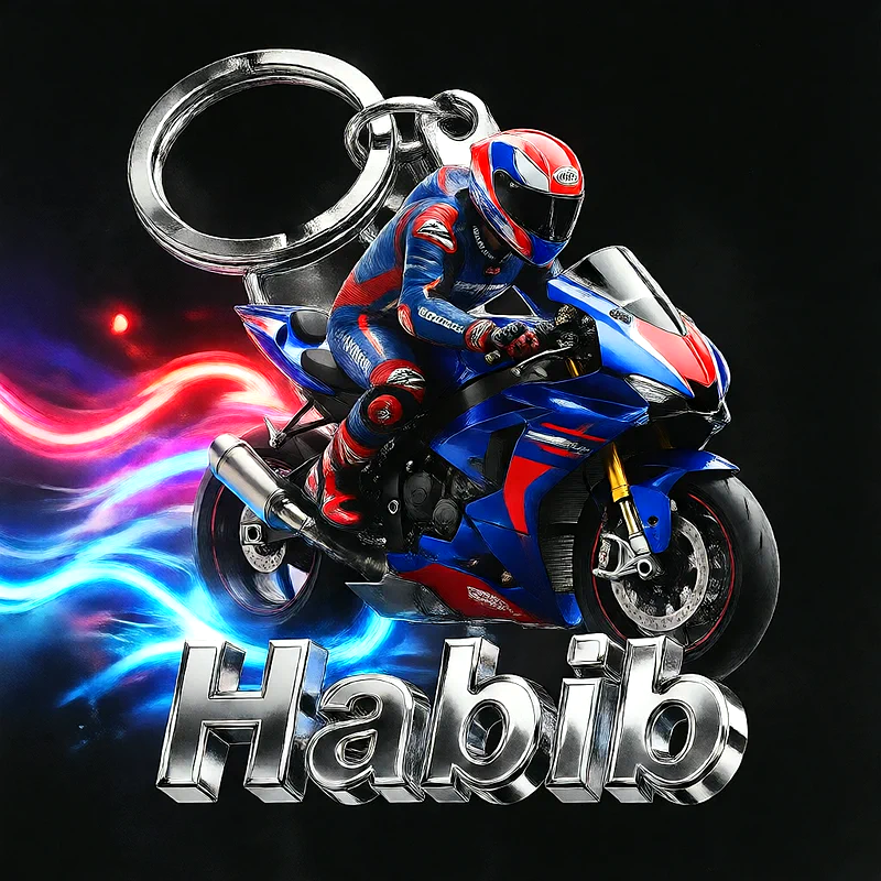 اجمل صورة لاسم حبيب على ميدالية الموتوسيكل اروع تصميم لصور الوتساب
