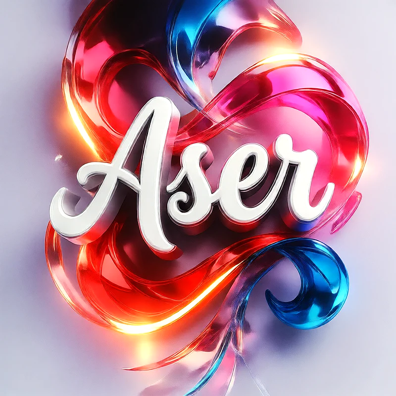 تحميل صورة اسم اسر بخط انجليزي أنيق تصميم 3D فاخر للفيسبوك والواتساب