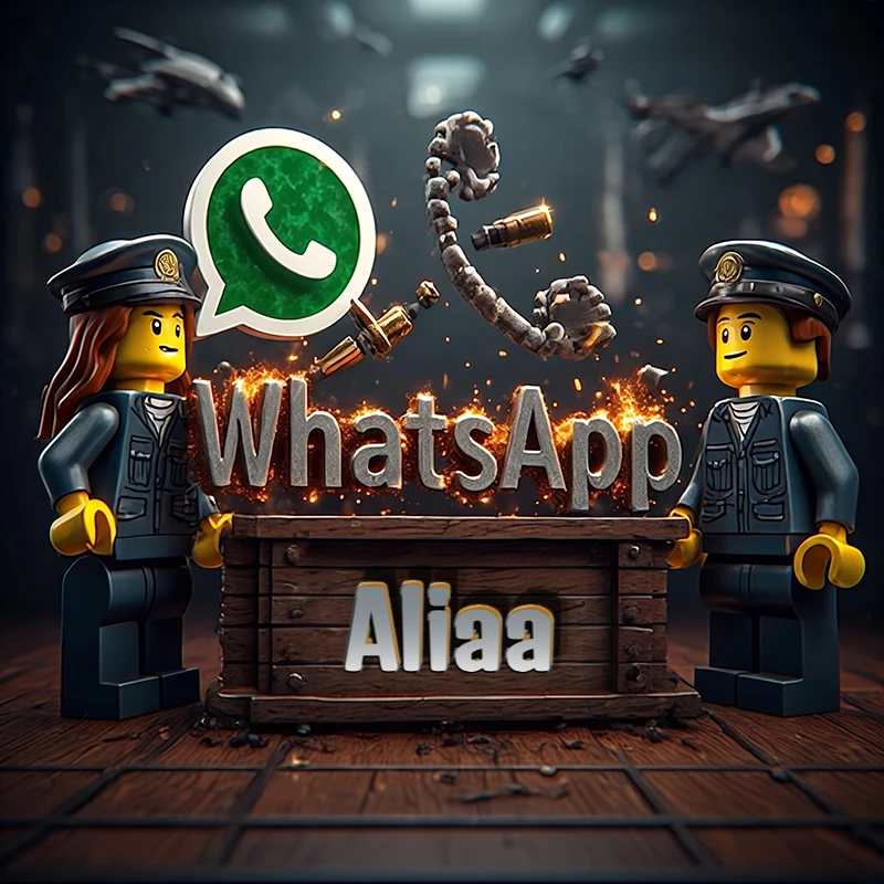 تحميل صورة اسم علياء بشخصية ليغو عسكرية مع شعار واتساب صور للوتساب
