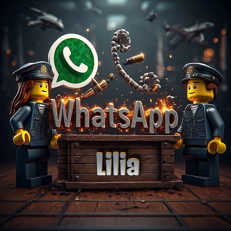 تحميل صورة اسم ليليا بشخصية ليغو عسكرية مع شعار واتساب صور للوتساب