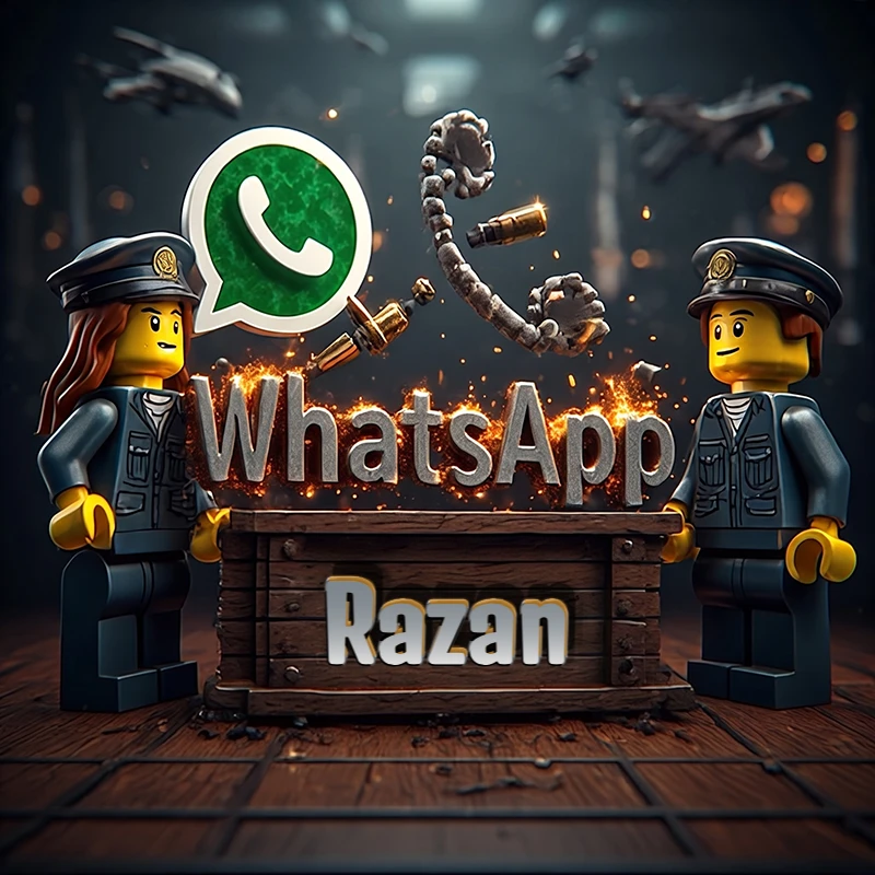تحميل صورة اسم رزان بشخصية ليغو عسكرية مع شعار واتساب صور للوتساب