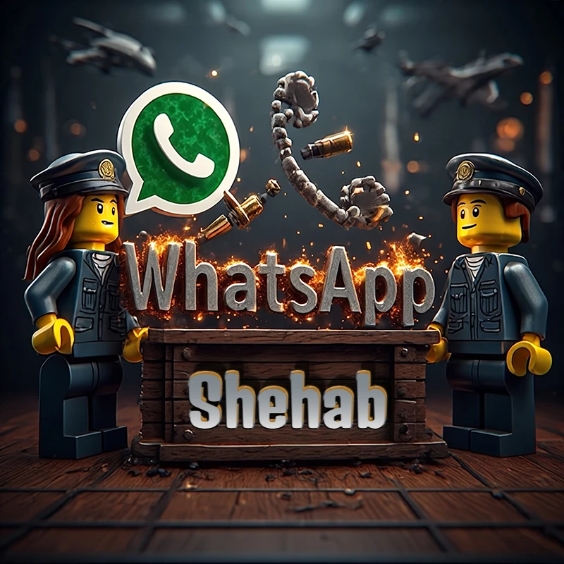 تحميل صورة اسم شهاب بشخصية ليغو عسكرية مع شعار واتساب صور للوتساب