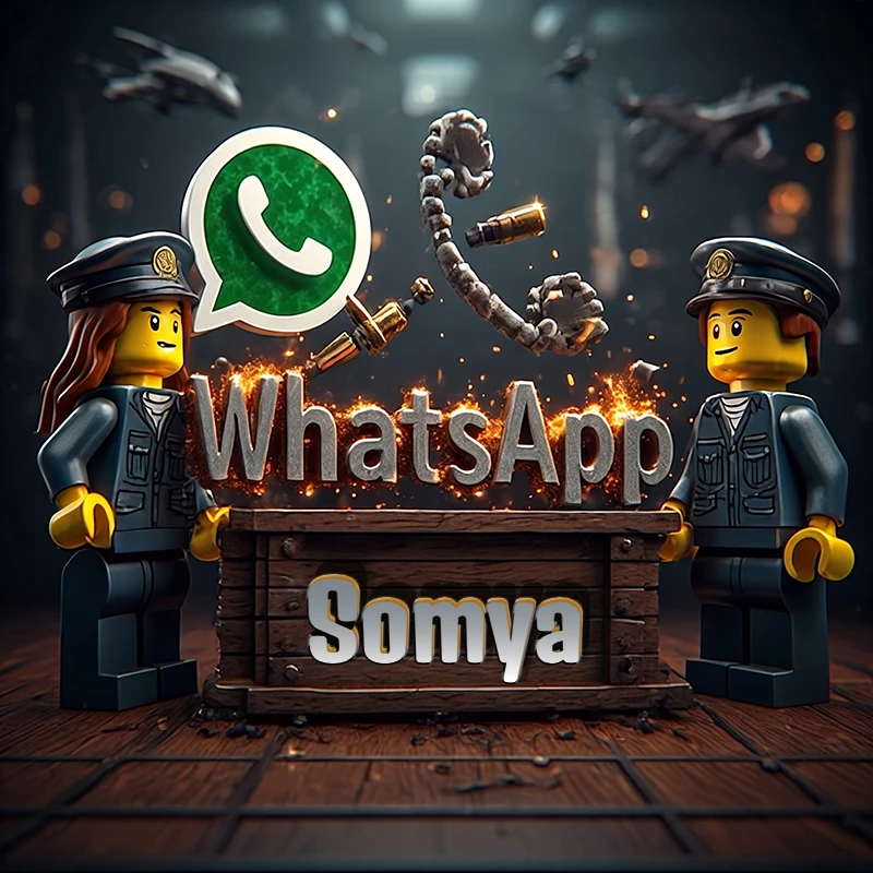 تحميل صورة اسم سوميه بشخصية ليغو عسكرية مع شعار واتساب صور للوتساب