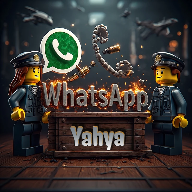 تحميل صورة اسم يحيى بشخصية ليغو عسكرية مع شعار واتساب صور للوتساب